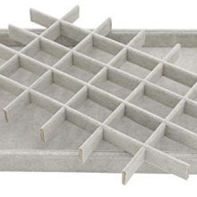 Outdoorfly Velvet Stackable 30 Grid Jewelry Tray