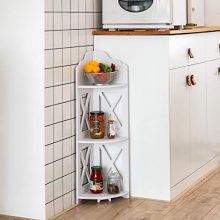 Space-Saving Corner Shelf for Small Bathrooms | Multipurpose Ladder Shelf