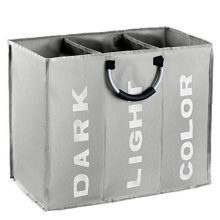 IHOMAGIC 3 Sections Large Laundry Hamper
