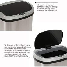 Automatic Kitchen Trash Can for Bathroom