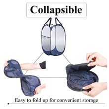 Mesh Pop-up Laundry Hamper, Folding Laundry Basket