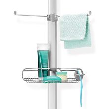 Tension Pole Shower Caddy Stainless Steel
