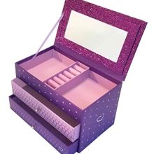 Jewelry Box for Girls - Pink and Purple Sparkles