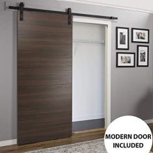 Interior Closet Door Solid Core Flush Modern Barn Door