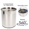 Hillbond Rotating Utensil Holder Utensil Crock