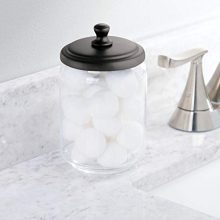 Modern Glass Bathroom Vanity Countertop Storage Organizer