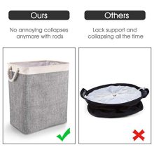 DYD Laundry Baskets with Handles Collapsible Linen Hampers