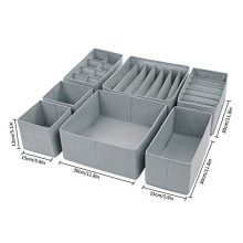 Foldable Closet Storage Bins Drawer Organizers