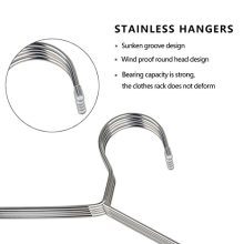 Wire Hangers: Ultra-Thin, Heavy-Duty Stainless Steel for Space-Saving Elegance