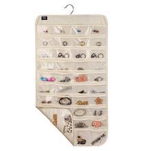 Hanging Jewelry Organizer Beige