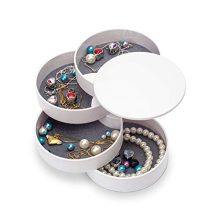 Jewelry Organizer, Small Jewelry Box Earring Holder for Women