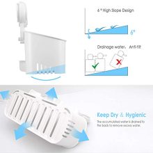 ilikable Vacuum Shower Caddy Suction Cup No-Drilling Removable