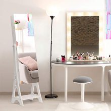 Jewelry Cabinet Armoire With Full Mirror