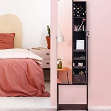 Jewelry Cabinet with Full-Length Mirror