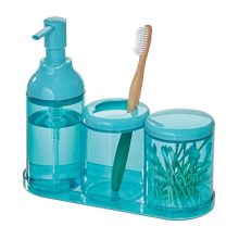 iDesign Finn Canister Jar with Lid for Cosmetics and Makeup Storage