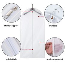 allhom dust Proof Garment Bags - Set of 6 pcs 40 inch