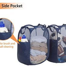 Foldable Laundry Hamper Pop-Up Mesh Clothes Hamper