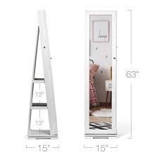 Armoire Jewelry Cabinet Standing Jewelry Organizer