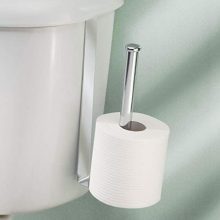 mDesign Metal Wire Over The Tank Toilet Tissue Paper Roll