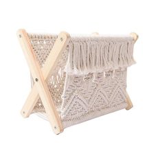 Magazine Holder Storage Basket Organizer Boho