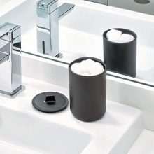 Matte Black Canister Jar with Lid: The Stylish Solution for Your Home Organization Needs! 🖤