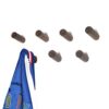 HomeDo Wooden Coat Hooks Wall Mounted