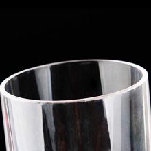 2 Pieces 10 Oz Plastic Cotton Swab Ball Pad Holder Clear Plastic Acrylic Jar