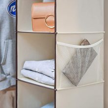 3-Shelf Hanging Closet Organizer Hanging Closet Shelves with Top Shelf