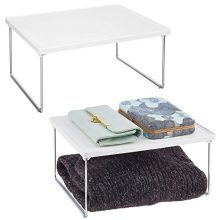 mDesign Modern Metal Closet, Cabinet