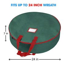 Primode Xmas Wreath Storage Bag 24" with Handles