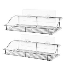 SMARTAKE 2-Pack Shower Caddy, Adhesive Bathroom Shelf Wall Mounted
