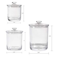 Premium Quality Clear Plastic Apothecary Jars
