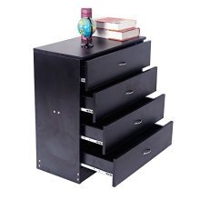 Doolland Dresser Organizer with 4 Drawers, MDF Wood