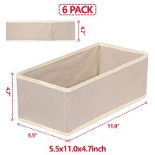 DIOMMELL 6 Pack Foldable Cloth Storage Box