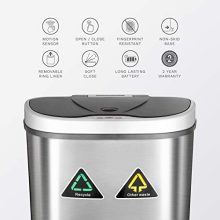 Infrared Motion Sensor Automatic Trash Can