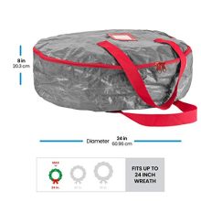 ZOBER Christmas Wreath Storage Bag 24"