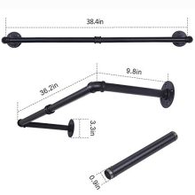 OROPY Industrial Pipe Clothes Rack 38.4"
