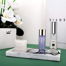 Emibele Marble White Resin Tray - Chic Jewelry and Cosmetic Organizer