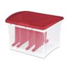 Sterilite Clear Christmas Light and Garland Holiday Storage