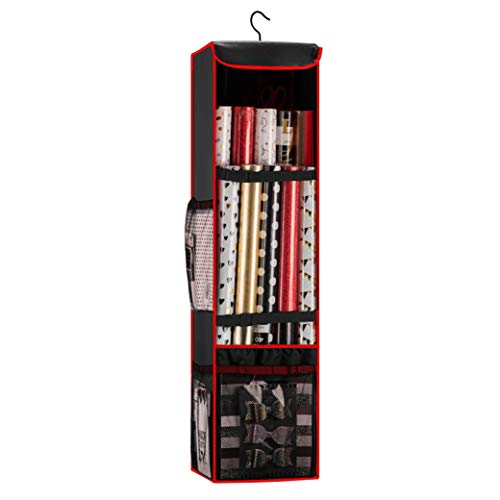 360 Degree Hook Christmas Hanging Gift Wrap Organizer