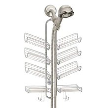 mDesign Metal Wire Bathroom Tub & Shower Caddy