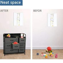 7 Drawer Dresser Organizer Fabric Storage Tower