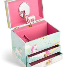 Unicorn and Rainbow Musical Jewelry Box