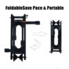 Bike Folding Stand Floor Parking Rack Alloy Bicycle Holder