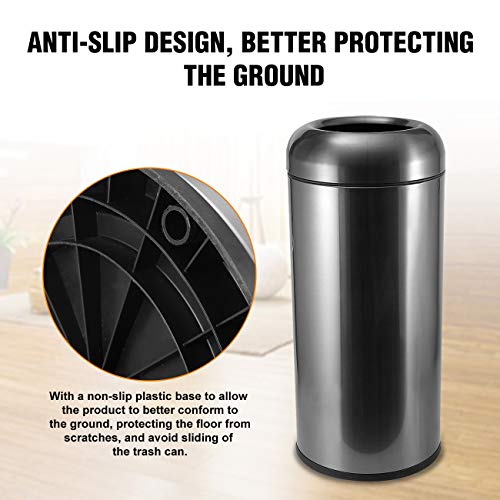Indoor Garbage Enclosure with Lid Open
