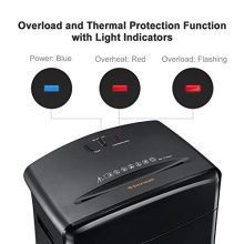 Bonsaii 12-Sheet Cross-Cut Paper and Credit Card Shredder