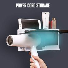 Multi-Function Hair Dryer Holder Storage Shelf