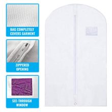 Suits Travel Garment Bag with Window and Zipper