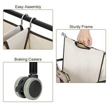 Liheya 3 Bag Laundry Sorter Cart, Laundry Hamper Sorter
