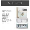 Smart Design Undershelf Storage Basket - Small - Snug Fit Arms